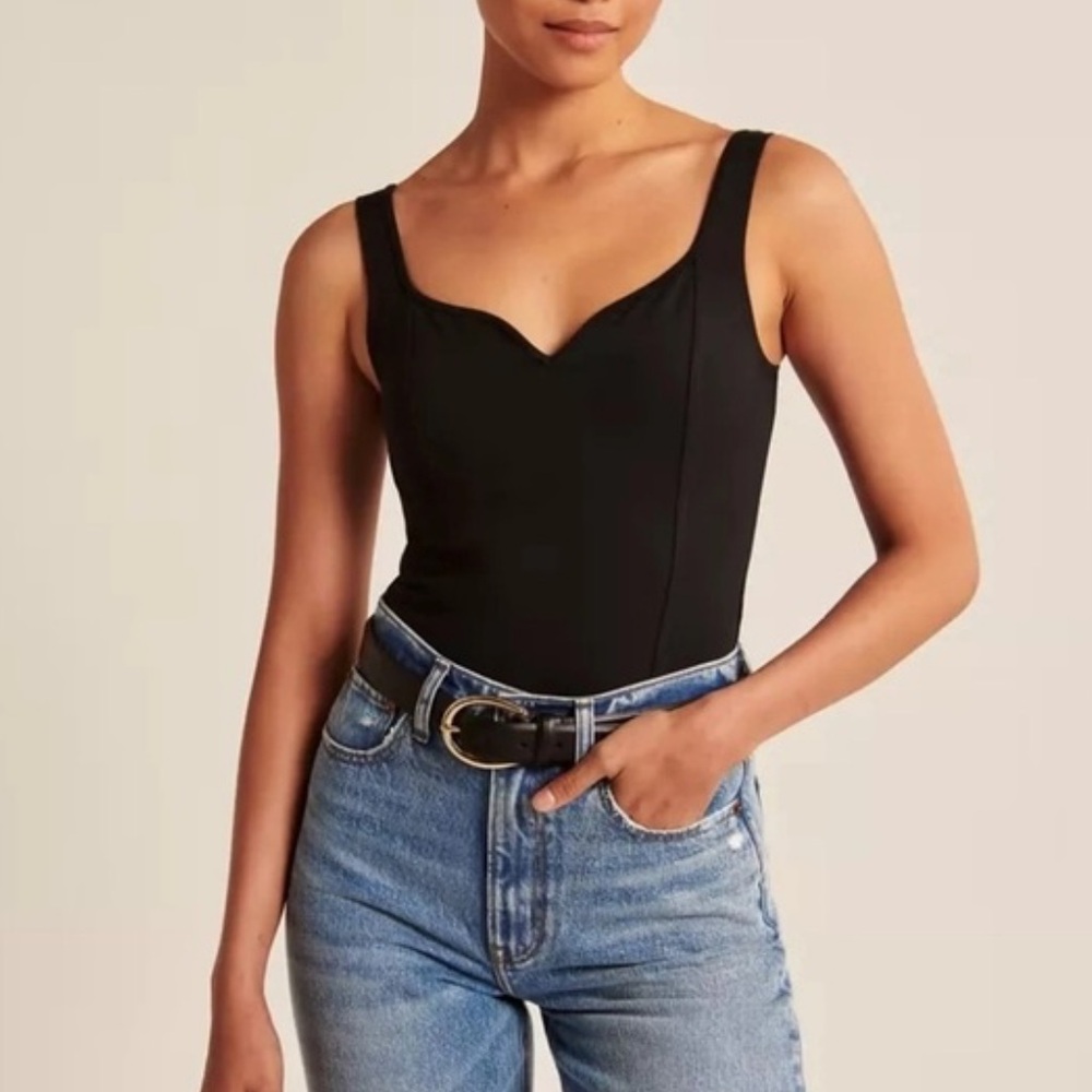 Black Abercrombie Bodysuit